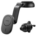UGREEN CD345 Magnetic Wireless Car Charger 15W - Air Vent Clip & Suction Cup 2 in1 Installation - Compatible with iPhone 14/14 Pro Max 13 Pro Max 12 Pro