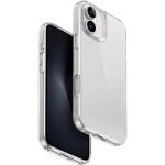 Uniq iPhone 16 Plus (6.7") Air Fender Case - Transparent Lightweight - Raised Lens Bezel to Shield Back Camera