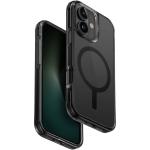 Uniq iPhone 16 (6.1") Combat Case - Black Magsafe Compatible - Military Grade Drop Protection - 5H Scratch-Resistance with 360 Degree Impact Bumper