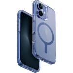 Uniq iPhone 16 (6.1") Combat Case - Pearl Blue Magsafe Compatible - Military Grade Drop Protection - 5H Scratch-Resistance with 360 Degree Impact Bumper