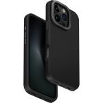 Uniq iPhone 16 Pro (6.3") Keva Case - Black Magsafe Compatible - Matte Finished - Built-In Kickstand at Camera Lens Bezel for Hands-Free Viewing