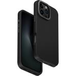 Uniq iPhone 16 Pro Max (6.9") Keva Case - Black Magsafe Compatible - Matte Finished - Built-In Kickstand at Camera Lens Bezel for Hands-Free Viewing