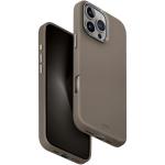 Uniq iPhone 16 Pro Max (6.9") Lyden Vegan Leather Case - Flint Grey MagSafe Compatible - Premium Vegan Leather - Aluminium Camera Lens Bezel and Side Buttons