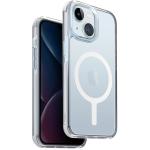 Uniq iPhone 15 (6.1") Combat Case - White Magsafe Compatible - Military Grade Drop Protection - 5H Scratch-Resistance with 360 Degree Impact Bumper