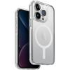 Uniq iPhone 15 Pro (6.1") Combat Case - White Magsafe Compatible - Military Grade Drop Protection - 5H Scratch-Resistance with 360 Degree Impact Bumper Uniq iPhone 15 Pro (6.1") Combat Case - White Magsafe Compatible - Military Grade Drop Protection - 5H Scratch-Resistance with 360 Degree Impact Bumper