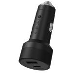ZAGG Mophie ACC Car Charger USBC USBA 42W - Black