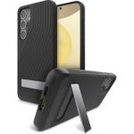 ZAGG Galaxy S24+ 5G Denali Kick Stand Case - Black Slim & Lightweight Design - Built in Kickstand - 3m Drop Protection - Antimicrobial Treatment - Eco Friendly Enhanced Back Protection