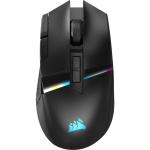 Corsair Darkstar Wireless Gaming Mouse Backlit RGB LED, Optical, Black, 10K DPI, 96g, Long Battery Life, Wireless & Bluetooth, 6 Programmable Buttons