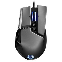EVGA X17 Wired Gaming Mouse - Grey Customizable - 16,000 DPI - 5 Profiles - 10 Buttons - Ergonomic
