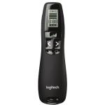 Logitech R800 Laser Presentation Remote, with LCD Display and Green Laser Points