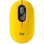 Logitech POP Mouse - Blast Yellow with emoji