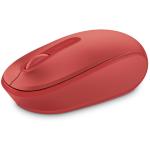 Microsoft 1850 Wireless Mouse - Flame Red USB - Scroll Wheel - Symmetrical