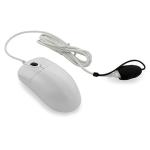 Seal Shield Seal Storm STWM042 IP68 washable Mouse Waterproof, Scroll Wheel, 2 Button, White, USB