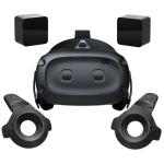 HTC VIVE Cosmos Elite Virtual Reality Headset Includes Cosmos Headset with External Tracking Faceplate , 2 X Base Stations 1.0, 2 X Wireless Controller 1.0