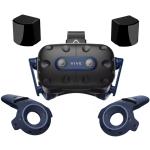 HTC VIVE Pro 2 Full Kit Virtual Reality Headset 5K Resolution, 120Hz Refresh Rate, 120 Degree FOV, Adjustable Fit, Built-in Audio, 2x Controllers. 2x Base Station 2.0