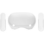 Kiwi Design For META Oculus Quest 2 VR Shell Protective Cover White Colour with Two Side Protective Shell, Durable and Eco-friendly, Smooth Camera Tracking, Enhanced Support