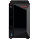 Asustor AS5402T 2-Bay Flash NAS, Quad Core Celeron Upto 2.9GHz, 4GB RAM (16GB Max), 4x M.2, 2x 2.5GbE LAN, 3x USB 3.2 Gen1, HDMI 2.0a, 3 Years Warranty