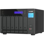 QNAP TVS-h674T-i5-32G Business Thunderbolt 6-Bay Desktop NAS Server, Intel i5  6Core/12Thread Upto4.4 GHz, 32GB DDR4 (64GB Max), 2x M.2, 2x2.5 GbE,2x Thunderbolt 4, 1x PCIe, 2x USB, 1xType C, 1x HDMI, 3 Years Warranty, 8 Camera Licenses
