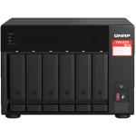 QNAP TVS-675-8G Business 6-Bay Desktop NAS Server, 8-core Upto 2.5GHz 8GB DDR4 (64GB Max), 2xM.2, 2x2.5 GbE, 2xPCIe, 3x USB, 1x HDMI, 3 Years Warranty, Come with 8 Camera Licenses