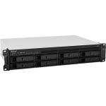 Synology RackStation RS1221+ 8-Bay 2U NAS Server, Ryzen V1500B Quad Core 2.2GHz, 4GB DDR4 RAM, 4x 1GbE RJ-45, 2x USB3.0, 1x eSATA, 3 Years Warranty