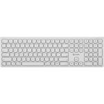 Alogic Echelon USB-C Rechargeable Bluetooth Full Size Keyboard for Mac US - White