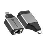 Alogic ULCGEMN-SGR  ULTRA MINI USB-C (MALE) TO RJ45 GIGABIT ETHERNET (FEMALE) ADAPTER