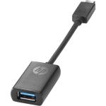 HP USB-C to USB 3.0 Adapter - USB for Tablet - 1 x Type C Male USB - 1 x Type A Female USB