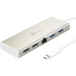 J5create USB-C 3.1 Dual HDMI Power Delivery Mini Docking Station, 2x HDMI Output With Up to 1x 4K, 1x 2K, 2x USB3.0, 1x Gigabit Ethernet