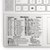 Windows PC/Laptop Reference Keyboard Shortcut Sticker - Clear, No-Residue Adhesive, for Any PC Laptop or Desktop (1 PCS) Windows PC/Laptop Reference Keyboard Shortcut Sticker - Clear, No-Residue Adhesive, for Any PC Laptop or Desktop (1 PCS)