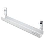 StarTech.com CALW-DESK-CABLE-TRAY Length Adjustable Cable Management Tray - White Under Desk - Clamp-on Installation - No Drilling Required