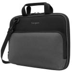 Targus TED006GL 11.6" Work-in Essentials Case for Chromebook - Black/Grey Sturdy elastic straps anchor device in cas