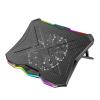 Vertux GLARE.BLK Gaming Portable Height Adjustable Cooling Pad with Rainbow LED Lights. Anti-slip. 7 Adj Vertux GLARE.BLK Gaming Portable Height Adjustable Cooling Pad with Rainbow LED Lights. Anti-slip. 7 Adj