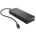 HP Universal USB-C Multiport Hub Machine Charging, 1 x HDMI 2.0 - 1 x DisplayPort 1.2,  2 x USB-A 3.2, 1 x USB-C 3.2, 1 x USB-C PD (Up to 65W), 1 x Ethernet port - Powers Dual 4K Displays - Supports Windows, macOS(Intel) and Chrome OS