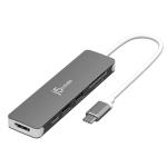 J5create USB-C 100W PD3.0 4K HDMI Mini Hub, 1x 4K HDMI, 2x USB3.2, 1x SD/micro SD Card Reader