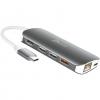 J5create USB-C 4K HDMI Power Delivery 3.0 Multi Adapter Mini Docking Station, 1x 4K HDMI, 1x Gigabit Ethernet, 3x USB 3.0 with 1x BC1.2 2.4A Full Power Charging Port J5create USB-C 4K HDMI Power Delivery 3.0 Multi Adapter Mini Docking Station, 1x 4K HDMI, 1x Gigabit Ethernet, 3x USB 3.0 with 1x BC1.2 2.4A Full Power Charging Port