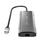 J5create USB-C 4K Display 10Gbps Power Delivery Mini Docking Station, 1x 4K HDMI, 1x Ethernet, 2x USB-A, 1x 100W PD