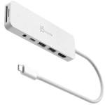 J5create Eco-Friendly USB-C 60W Power Delivery Multi-Port Mini Hub, 1x 4K HDMI, 2x USB3.1, 1x microSD & SD Card Reader, 1x 3.5mm Audio Jack