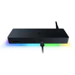Razer Thunderbolt 4 Dock Chroma RGB - AUS/NZ Packaging - Dock compatible with Windows and Mac devices- Connect up to 2 x 4K displays (Intel Mac) and 1 x 4K (M1 Mac)