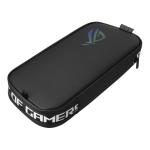 ASUS ROG ALLY Travel Case (Premium) with Leather Case Material & Fleece Inner Liner - Water-Repellent PU Fabric - Internal Memory Card Storage Pouch