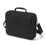 Dicota Eco Multi BASE Clamshell Carry Bag for 17.3" Laptops - Black with Shoulder Strap - Suitable for Education & Business - A Light Notebook Case with Protective Padding