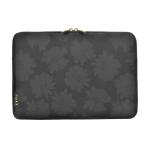 Generation Earth Evol EVR134 13.3"-14.1" Artisan Recycled Laptop Sleeve - Black Flower