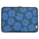 Generation Earth Evol EVR139 13.3"-14.1" Artisan Recycled Laptop Sleeve - Blue Flower