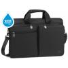 Rivacase Tiergarten Carry Bag for 15.6"-16" Laptops - Black with Water-Resistant Fabric Rivacase Tiergarten Carry Bag for 15.6"-16" Laptops - Black with Water-Resistant Fabric