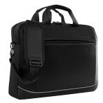 STM Drilldown Brief Carry Case / Bag for 15" Laptops - Black Suitable for 15" Ultrabook & Surface Book 15" & Macbook Pro 15" - with Removable Strap