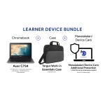 Acer C734-C1SD Chromebook + Targus Bag & Met Product Care Bundle 11.6" HD - Intel Celeron N4500 - 4GB RAM - 32GB eMMC - AC WiFi - Webcam - ChromeOS - 3 Years Warranty
