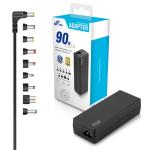 FSP 90W Universal Power Adapter Input 18-20V 90W Charger with 9 Exchangeable tips for Laptop, NUC and other compatible devices