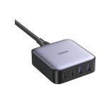 UGREEN Nexode 65W 4 Ports GaN Desktop Power Charger - 2x USB-A & 2x USB-C - Compatible with iPhone 14/14 Plus/14 Pro/14 Pro Max/13/12, Galaxy S22, iPad, MacBook Pro, Steam Deck and More