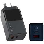 Zlos 65W Dual Port GAN Wall PD Charger 1x USB-C 1x USB-A