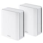 ASUS ZenWifi BT10 (BE18000) Tri-Band Wi-Fi 7 Whole Home Mesh System, White - 2 Pack 10GbE x2 / 1GbE x1 / USB 3.0 x1