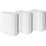 ASUS ZenWiFi BT8 (BE14000) Tri-Band WiFi 7 Whole Home Mesh System, White - 3 Pack 2.5GbE x2 / 1GbE x1 / USB 3.0 x1